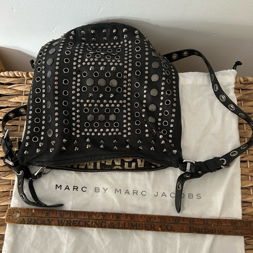 Marc by Marc Jacob’s Studded Black leather bag